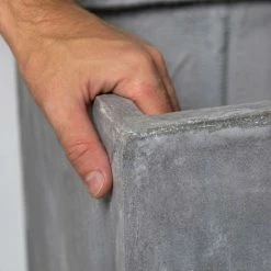 80cm Fibrecotta Cement Finish Tall Cube Planter 10 80cm Fibrecotta Cement Finish Tall Cube Planter -Plants outlet store PP4042XL add image 3 0ba3