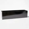 75cm X 20cm Gloss Fibreglass Window Box Planter In Black -Plants outlet store PP4044 main image 8d19