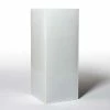 75cm Tall Cube Zinc White Gloss Dipped Galvanised Planter 2 75cm Tall Cube Zinc White Gloss Dipped Galvanised Planter -Plants outlet store PP40780 add image 1 34bc
