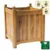 40cm Cube Hardwood Planter -Plants outlet store PP40783 main image feb6