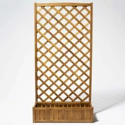 180cm Trough With Trellis Hardwood Planter -Plants outlet store PP40790 add image 1 f375