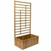 180cm Deep Trough With Trellis Hardwood Planter -Plants outlet store PP40792 rollover image 22e5