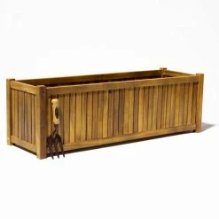 109cm Trough Hardwood Planter 8 109cm Trough Hardwood Planter -Plants outlet store PP40793 add image 1 7e7f
