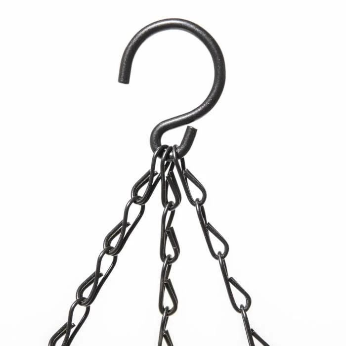 31.3cm Wire Criss Cross Hanging Basket With Coco Liner 5 31.3cm Wire Criss Cross Hanging Basket With Coco Liner - Image 3