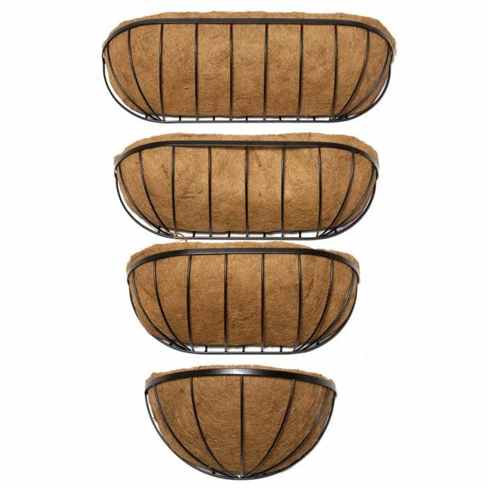51cm Wire Wall Basket With Coco Liner 5 51cm Wire Wall Basket With Coco Liner - Image 3
