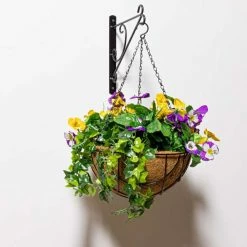 25.2cm Curved Design Hanging Basket Bracket Hook -Plants outlet store PP40860 add image 1 c504