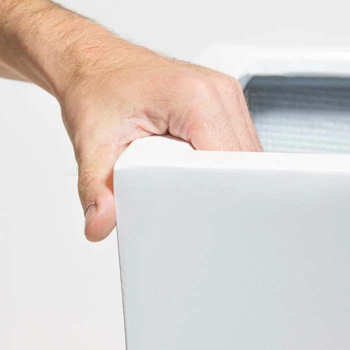 90cm White Gloss Polystone Tall Flared Planter 6 90cm White Gloss Polystone Tall Flared Planter - Image 4