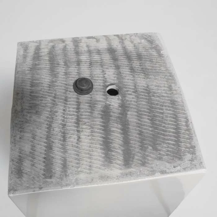 90cm White Gloss Polystone Tall Flared Planter 7 90cm White Gloss Polystone Tall Flared Planter - Image 5