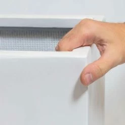 100cm White Gloss Polystone Trough Planter 5 100cm White Gloss Polystone Trough Planter -Plants outlet store PP40965 rollover image 4693