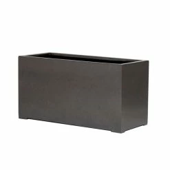 100cm Grey Gloss Polystone Trough Planter -Plants outlet store PP40967 add image 1 7d6c