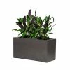 100cm Grey Gloss Polystone Trough Planter -Plants outlet store PP40967 main image b9e7