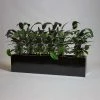 120cm Black Gloss Polystone Low Trough Planter -Plants outlet store PP40981 main image 98b2
