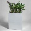 100cm White Gloss Polystone High Trough Planter 1 100cm White Gloss Polystone High Trough Planter -Plants outlet store PP40985 main image 5b4d