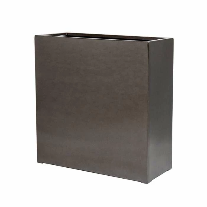 100cm Metallic Grey Polystone High Trough Planter 5 100cm Metallic Grey Polystone High Trough Planter - Image 3