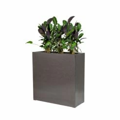 100cm Metallic Grey Polystone High Trough Planter 15 100cm Metallic Grey Polystone High Trough Planter -Plants outlet store PP40987 add image 5 43f1
