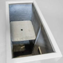 80cm White Gloss Polystone High Trough Planter 9 80cm White Gloss Polystone High Trough Planter -Plants outlet store PP40990 add image 2 ee3c