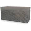 1m Extra Large Light Grey Fibrecotta Brick Design Trough Planter - By Primrose™ -Plants outlet store PP4507XL rollover image aa57