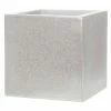 50cm Capi Lux Terrazzo Planter Square Large In Grey 2 50cm Capi Lux Terrazzo Planter Square Large In Grey -Plants outlet store PP4693XL main image 6488