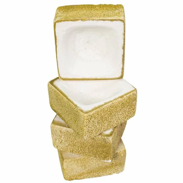 90cm Polystone Embossed Geometric Sandy Brown Trough Planter - By Primrose™ 8 90cm Polystone Embossed Geometric Sandy Brown Trough Planter - By Primrose™ - Image 6