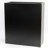 H80cm Large Stone Composite Tall Trough Planter In Black 2 H80cm Large Stone Composite Tall Trough Planter In Black -Plants outlet store PP5023BL main image b7a2