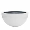 90cm Large Stone Composite Low Bowl Planter In White 1 90cm Large Stone Composite Low Bowl Planter In White -Plants outlet store PP5028WL main image aa2a