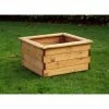 Charles Taylor 52cm Extra Large Square Planter Redwood 1 Charles Taylor 52cm Extra Large Square Planter Redwood -Plants outlet store PP5066 main image b629