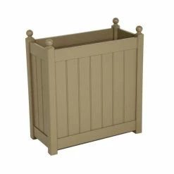 H70cm Tall Trough Planter In Nutmeg