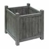 48.5cm Alderley Grey Square Hardwood Planter Planter By Rowlinson® 1 48.5cm Alderley Grey Square Hardwood Planter Planter By Rowlinson® -Plants outlet store PP6085 main image bfb5