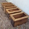 Charles Taylor Wooden Garden Set Of 4 57cm X 31.5cm Trough Planters -Plants outlet store PP6095 main image 175a