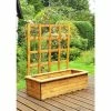 Charles Taylor Wooden Garden Set Of 2 Kensington Troughs With Trellis 2 Charles Taylor Wooden Garden Set Of 2 Kensington Troughs With Trellis -Plants outlet store PP6102 main image 5365
