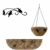 Complete Perching Birds Planter Set - Window Box, Hanging Basket And Bracket In Black -Plants outlet store PP6109 17c1