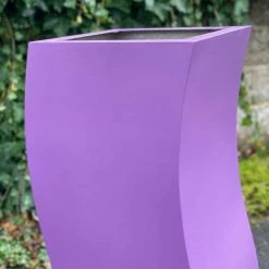 H95cm Tall Fibreglass 'S' Shape Planter In Matt Finish - Royal Blue -Plants outlet store PP640RB add image 1 170f