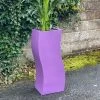 H95cm Tall Fibreglass 'S' Shape Planter In Matt Finish - Royal Blue -Plants outlet store PP640RB main image 7722