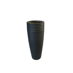 H120cm Fibreglass Tall Beehive Style Planter In Matt Finish