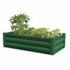 Green Metal Raised Garden Planter With Liner -Plants outlet store PP662 1 1f05