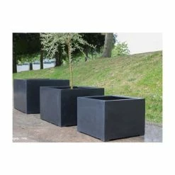 L100cm Titanic Polystone Cube Planter 11 L100cm Titanic Polystone Cube Planter -Plants outlet store PP7757 add image 2 a3ff