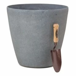 H57cm Volcanic Grey Cone Planter - By Primrose™ 8 H57cm Volcanic Grey Cone Planter - By Primrose™ -Plants outlet store PP7774 add image 1 c260