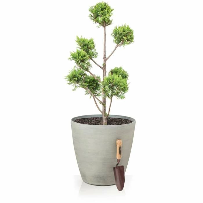 H41cm Cortina Stone Cone Planter - By Primrose™ 6 H41cm Cortina Stone Cone Planter - By Primrose™ - Image 4