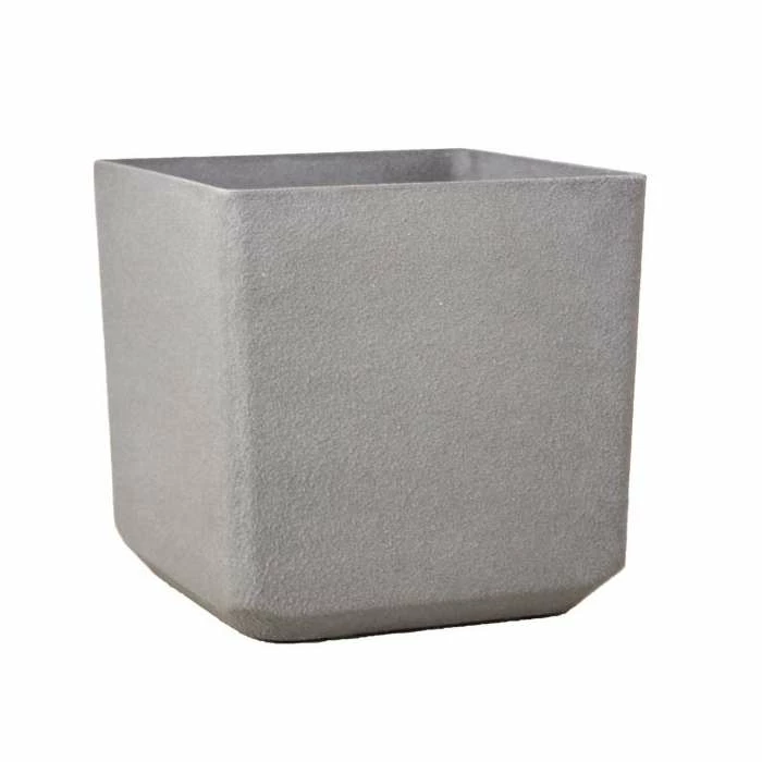 H48cm Volcanic Grey Square Planter - By Primrose™ 3 H48cm Volcanic Grey Square Planter - By Primrose™