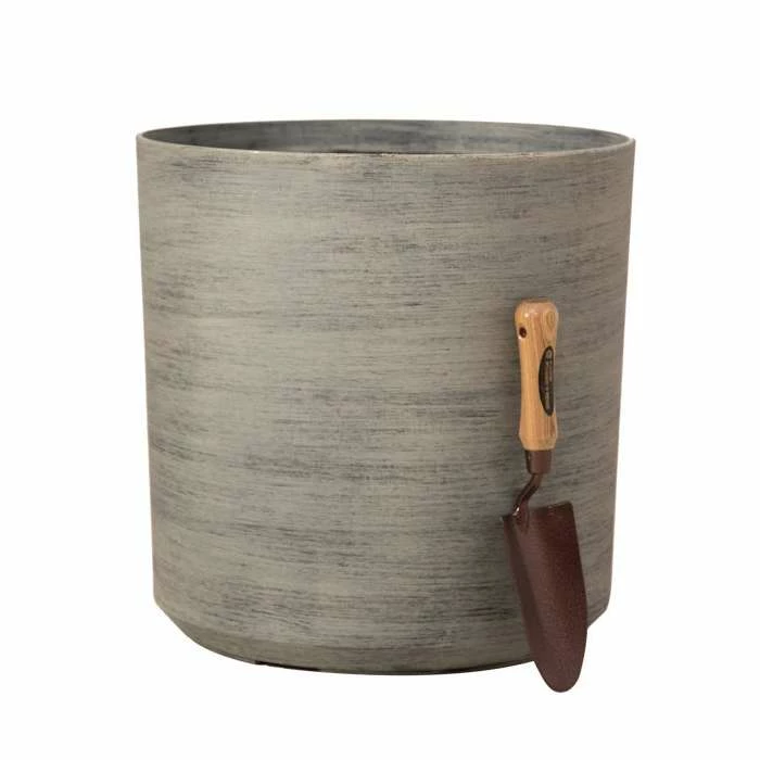 H43cm Cortina Stone Cylinder Planter - By Primrose™ 4 H43cm Cortina Stone Cylinder Planter - By Primrose™ - Image 2