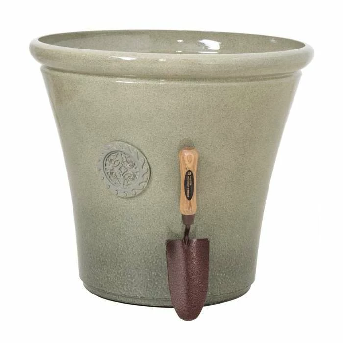 H44.5cm River Mist Round Tuscan Planter - By Primrose™ 4 H44.5cm River Mist Round Tuscan Planter - By Primrose™ - Image 2