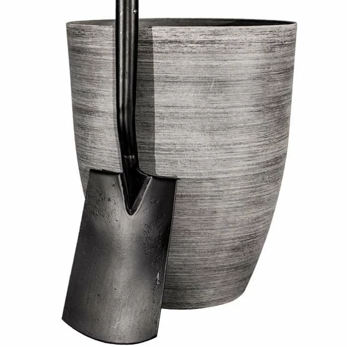53cm Grey Cortina Stone Cone Planter - By Primrose™ 5 53cm Grey Cortina Stone Cone Planter - By Primrose™ - Image 3