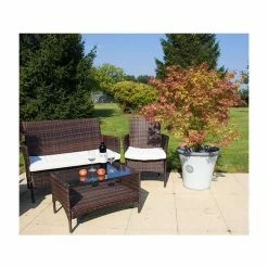 56cm Tuscan Round Planter In White With Grey 17 56cm Tuscan Round Planter In White With Grey -Plants outlet store PP7854 add image 3 b38c