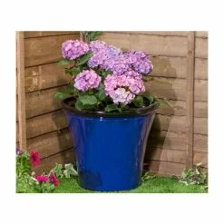 55cm Royal Blue Cone Planter - By Primrose™ -Plants outlet store PP7855 add image 2 211f