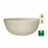 55cm Stone Effect Bowl Planter In White - By Primrose™ 1 55cm Stone Effect Bowl Planter In White - By Primrose™ -Plants outlet store PP7877 main image 5054