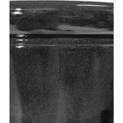 55cm Carbon Glaze Effect Bowl Planter - By Primrose™ -Plants outlet store PP7880 add image 3 b009