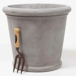 50cm Classic Rim Concrete Round Planter - Medium -Plants outlet store PP7953 add image 1 5595
