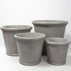72cm Classic Rim Concrete Round Planter - Extra Large -Plants outlet store PP7955 add image 5 4aea