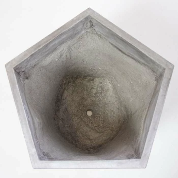 50cm Geometric Style Concrete Pentagon Planter 4 50cm Geometric Style Concrete Pentagon Planter - Image 2