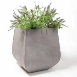 65cm Oslo Rounded Base Concrete Square Planter 10 65cm Oslo Rounded Base Concrete Square Planter -Plants outlet store PP7958 add image 2 3942